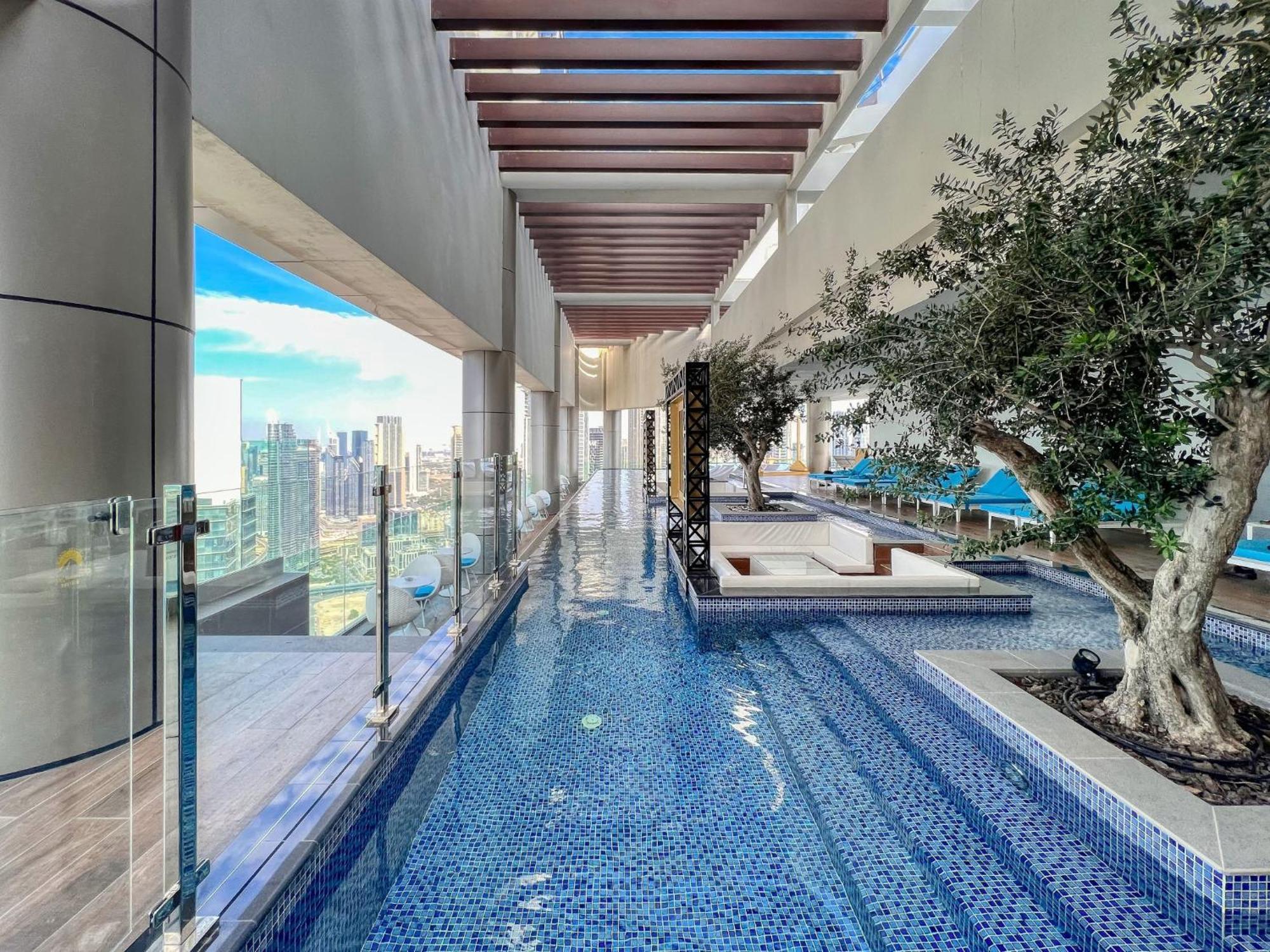 Highest Infinity Pool In Downtown Dubai Leilighet Eksteriør bilde